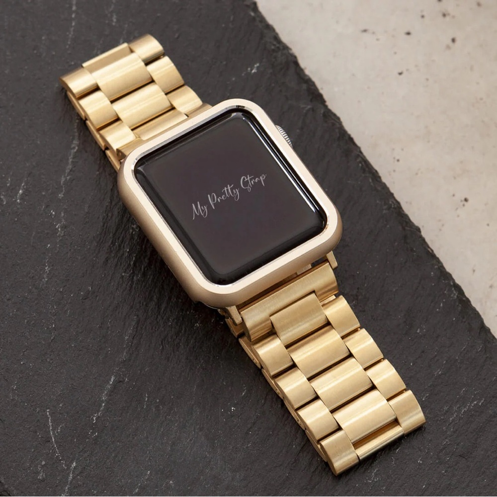 Gold Classic Apple Watch Band - Adjustable